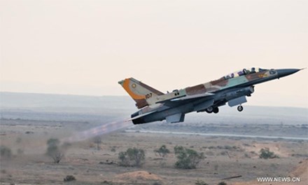 Chiến đấu cơ F-16 của không quân Israel.